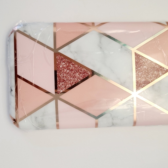 Electroplated marmol Iphone case. Pink, New - Picture 5 of 8